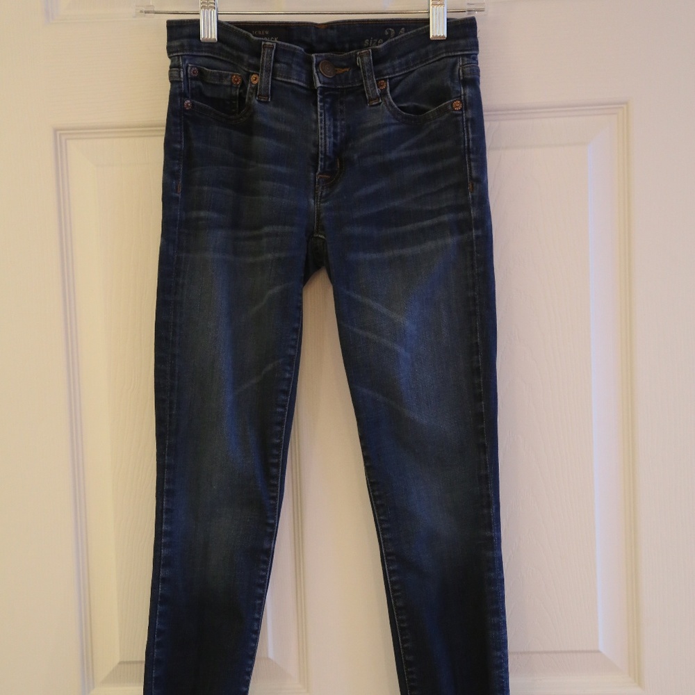 Jcrew Toothpick Dark Wash Jean